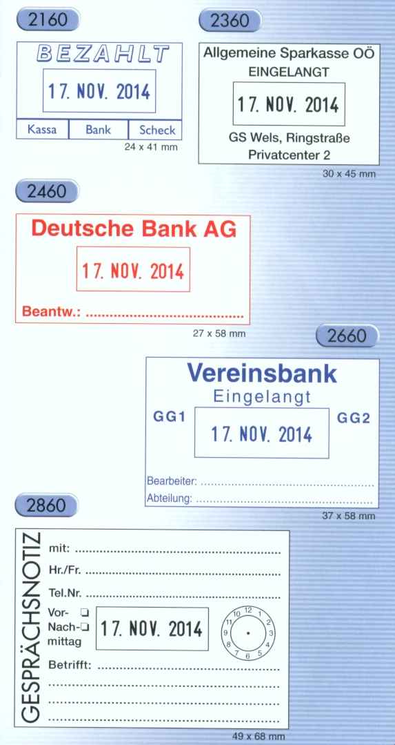 Colop Classic Datum